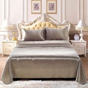 NWOT Silver satin bedding set comfy bedsheets